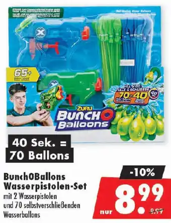 Mäc Geiz BunchOBallons Wasserpistolen-Set Angebot