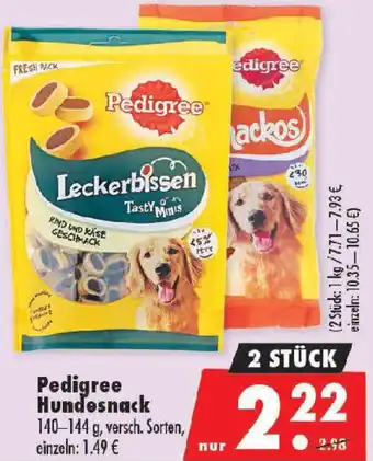 Mäc Geiz Pedigree Hundesnack Angebot