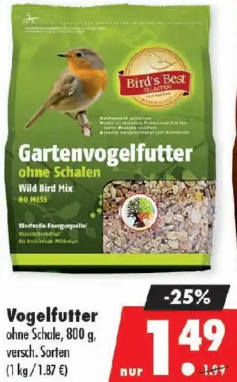 Mäc Geiz Bird's Best Vogelfutter Angebot