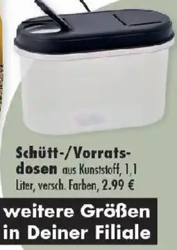 Mäc Geiz Schütt-/Vorratsdosen Angebot