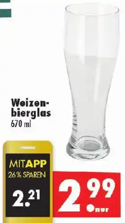 Mäc Geiz Weizenbierglas Angebot