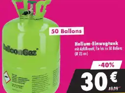 Mäc Geiz Helium-Einwegtank Angebot