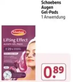 Rossmann Schaebens Augen Gel-Pads Angebot