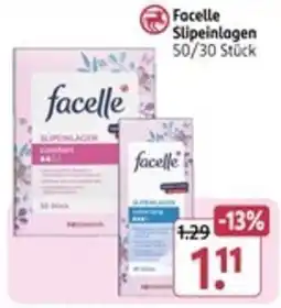 Rossmann Facelle Slipeinlagen Angebot