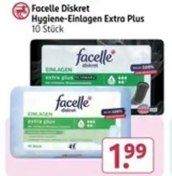 Rossmann Facelle Diskret Hygiene-Einlagen Extra Plus Angebot