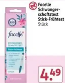 Rossmann facelle Schwangerschaftstest Stick-Frühtest Angebot