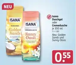 Rossmann ISANA Duschgel oder Cremedusche Angebot