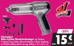 Mäc Geiz Cleanmaxx Akku-Zyklon-Handstaubsauger Angebot