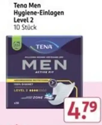 Rossmann Tena Men Hygiene-Einlagen Level 2 Angebot