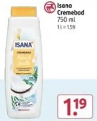 Rossmann Isana Cremebad Angebot