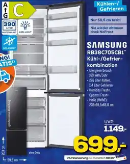 Euronics SAMSUNG RB38C705CB1 Kühl-/Gefrierkombination Angebot