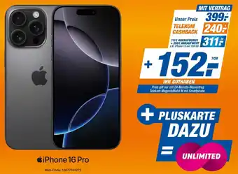 expert Techno Land iPhone 16 Pro Angebot