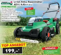 Norma Powertec Garden Li-Ion Akku-Rasenmäher 40V/4Ah PT 43 LI Angebot