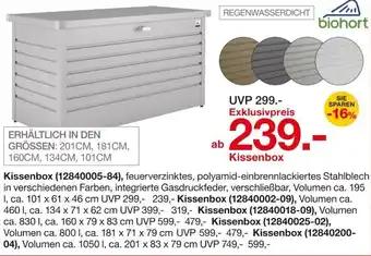 Möbelzentrum Pforzheim Biohort Kissenbox Angebot