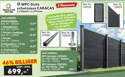 Norma WPC-Sichtschutzzaun CARACAS Angebot