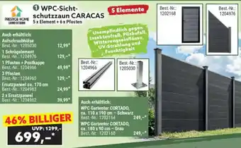 Norma WPC-Sichtschutzzaun CARACAS Angebot