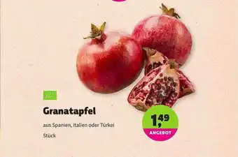 Aleco Biomarkt Granatapfel Angebot