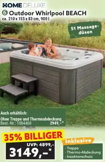 Norma HOME DELUXE Outdoor Whirlpool BEACH Angebot
