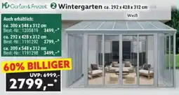 Norma Garten & Freizeit Wintergarten Angebot