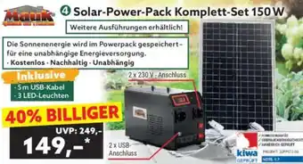 Norma Mauk Solar-Power-Pack Komplett-Set 150 W Angebot