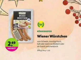 Aleco Biomarkt Königshofer Wiener Würstchen Angebot