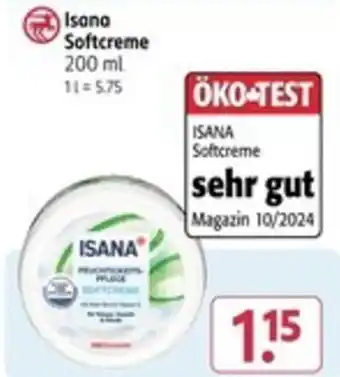 Rossmann Isana Softcreme Angebot