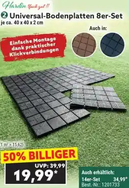 Norma Universal-Bodenplatten 8er-Set Angebot