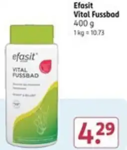 Rossmann efasit Vital Fussbod Angebot