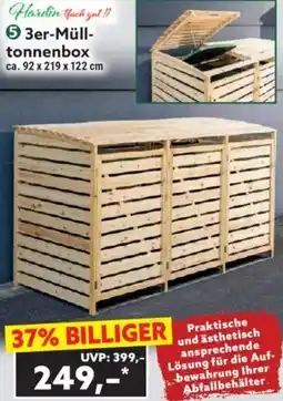 Norma 3er-Mülltonnenbox Angebot