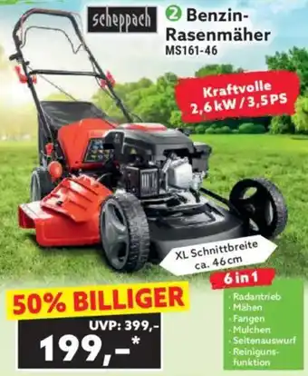 Norma Scheppach Benzin Rasenmäher MS161-46 Angebot
