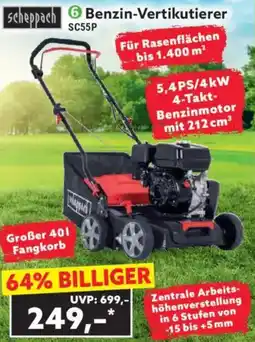 Norma Scheppach Benzin-Vertikutierer SC55P Angebot