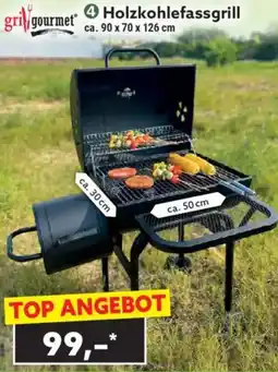 Norma grill gourmet Holzkohlefassgrill Angebot