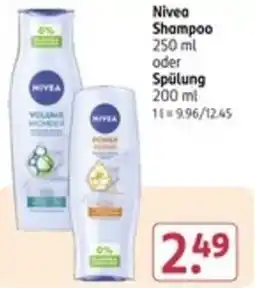 Rossmann Nivea Shampoo oder Spülung Angebot