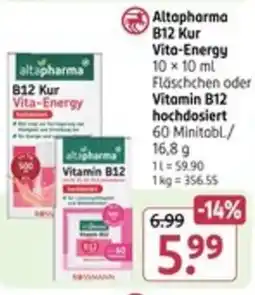 Rossmann Altapharma B12 Kur Vita-Energy oder Vitamin B12 hochdosiert Angebot