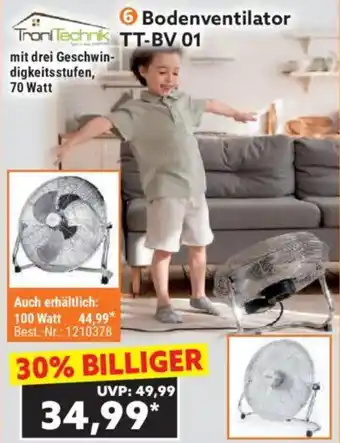 Norma TroniTechnik Bodenventilator TT-BV 01 Angebot
