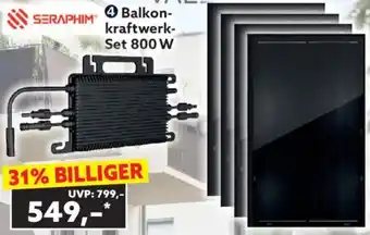 Norma SERAPHIM Balkonkraftwerk Set 800 W Angebot