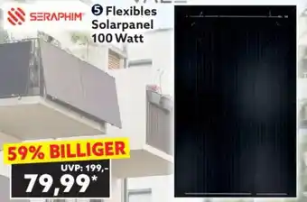 Norma SERAPHIM Flexibles Solarpanel 100 Watt Angebot