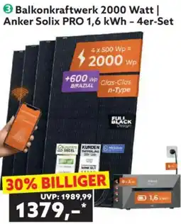 Norma Balkonkraftwerk 2000 Watt Angebot