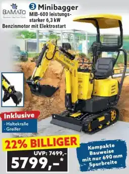 Norma BAMATO Minibagger Angebot