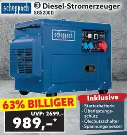 Norma Scheppach Diesel-Stromerzeuger SG5200D Angebot