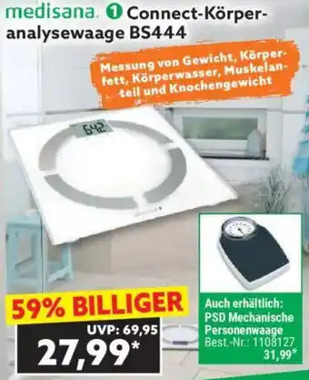 Norma Medisana Connect-Körperanalysewaage BS444 Angebot