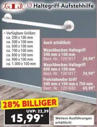 Norma ANTAR Haltegriff-Aufstehhilfe Angebot