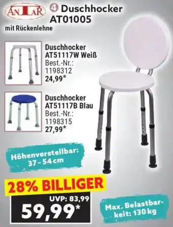 Norma ANTAR Duschhocker AT01005 Angebot