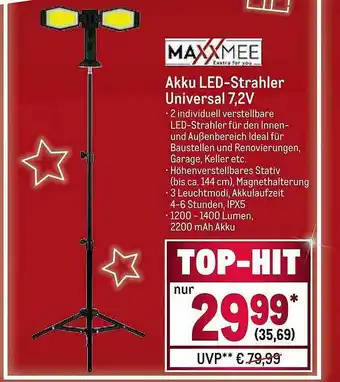 METRO Maxxmee Akku Led-strahler Universal 7,2V Angebot