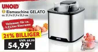 Norma UNOLD Eismaschine GELATO Angebot