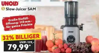 Norma UNOLD Slow-Juicer SAM Angebot