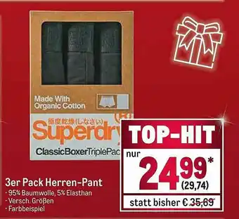 METRO 3er Pack Herren-pant Angebot