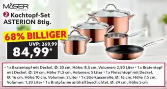 Norma MÄSER Kochtopf-Set ASTERION 8tlg. Angebot