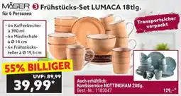 Norma MÄSER Frühstücks-Set LUMACA 18tlg. Angebot