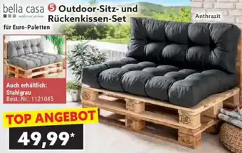 Norma bella casa Outdoor-Sitz- und Rückenkissen-Set Angebot